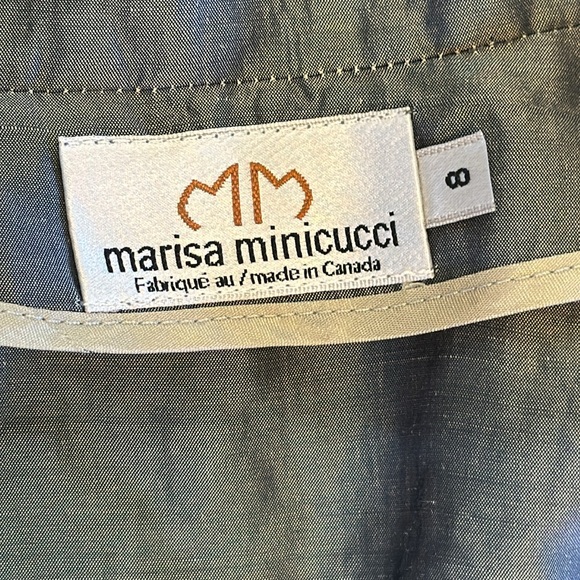 Marissa Minicucci Women’s Blazer Jacket Gray Green 8 EUC Vintage - Picture 2 of 8